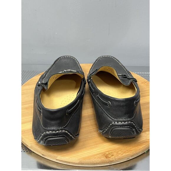 Claudio De Lorena Men's Black Driving Mocassins Designer Loafers Size 11.5 - Picture 9 of 11